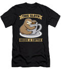 Coffee Cool Roasting Roaster Barista Cafe Coffee Sloth Crazy Squirrel T-Shirt