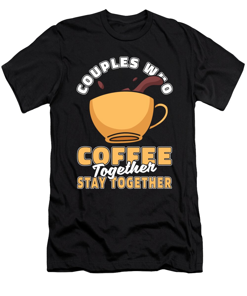 Coffee Couple Roaster Barista Roasting Cafe Coffee Crazy Squirrel T-Shirt