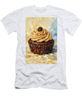 Coffee Cupcake Heavy Impasto Dessert Painting Marian Voicu T-Shirt