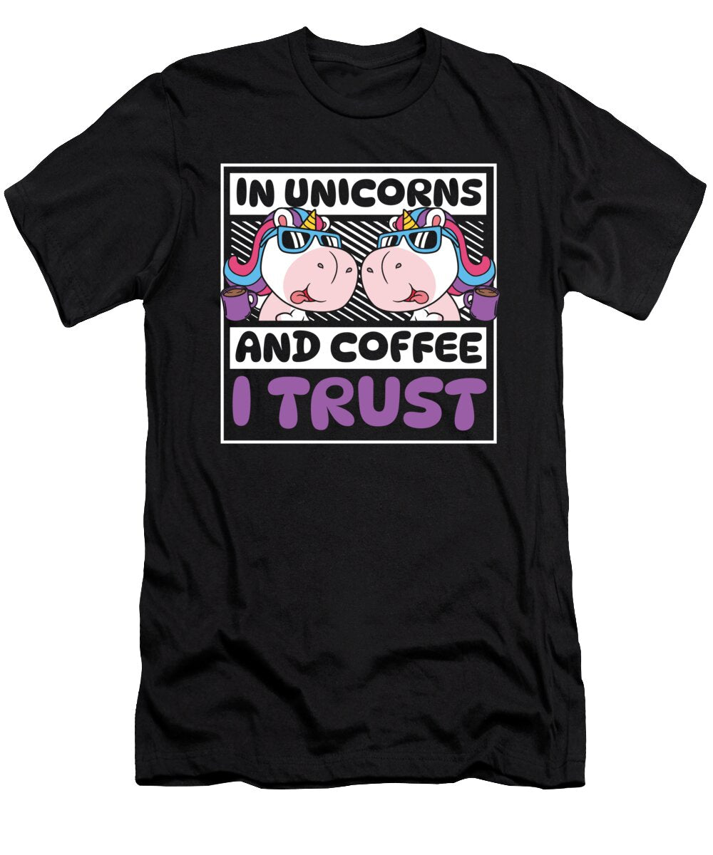 Coffee Cute Barista Cafe Roaster Roasting Coffee Unicorn Crazy Squirrel T-Shirt