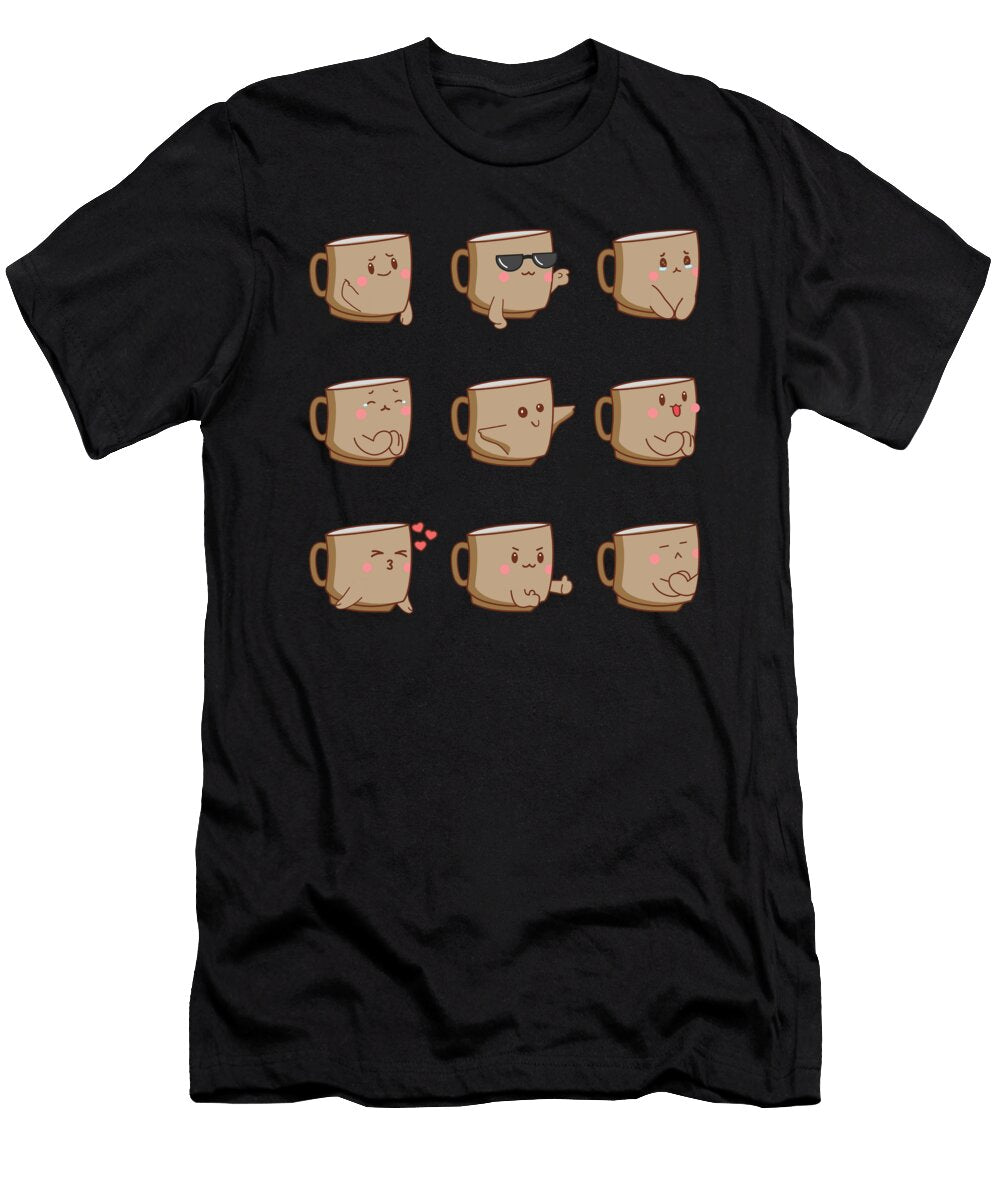 Coffee Cute Barista Roaster Roasting Cafe Coffee Owl Crazy Squirrel T-Shirt