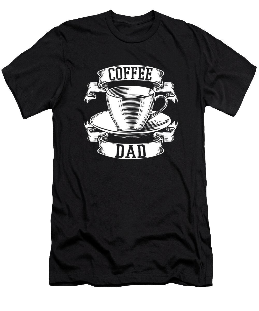 Coffee Dad Roasting Barista Roaster Cafe Coffee Dad Crazy Squirrel T-Shirt