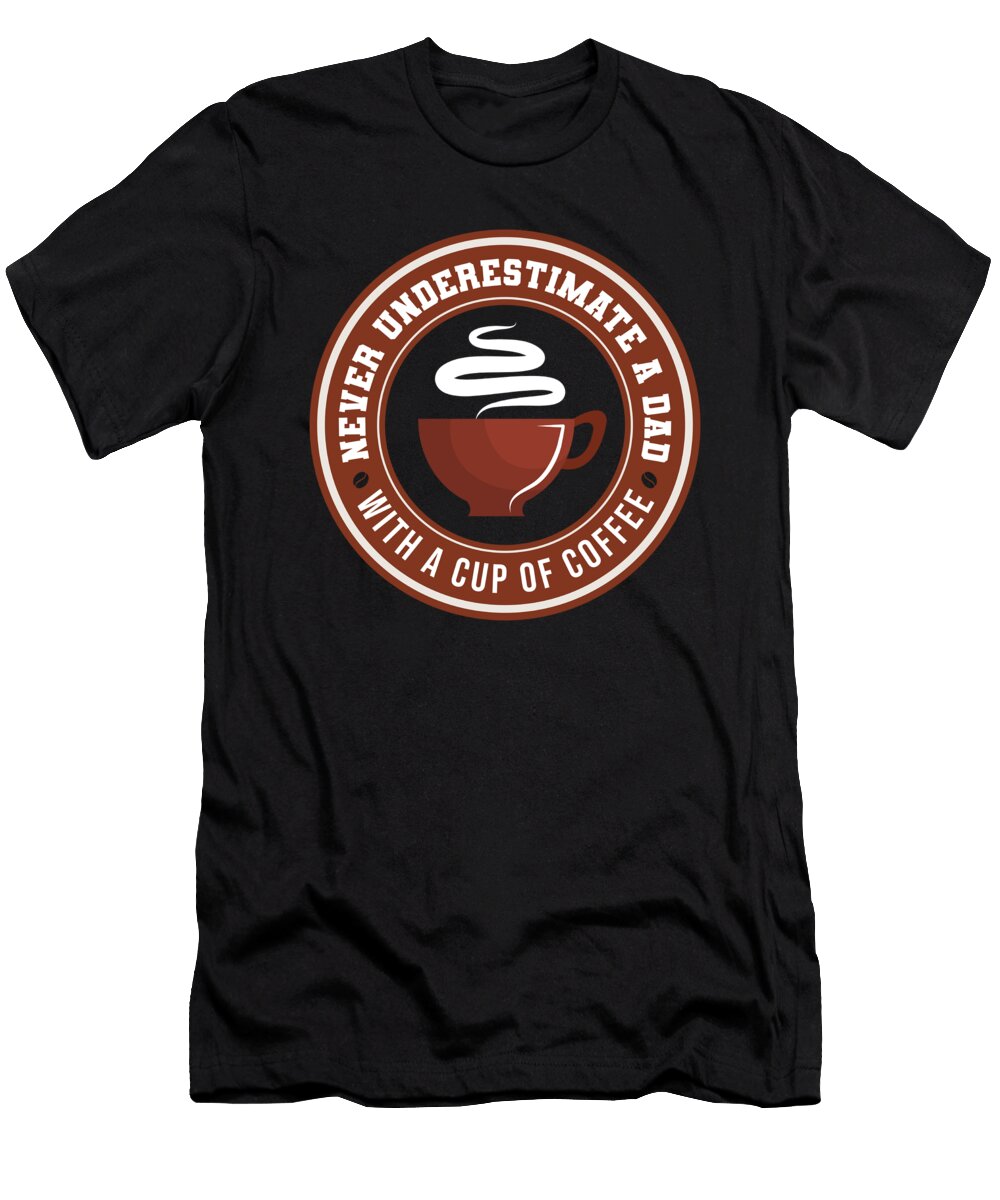 Coffee Father Barista Roasting Cafe Roaster Coffee Dad Crazy Squirrel T-Shirt