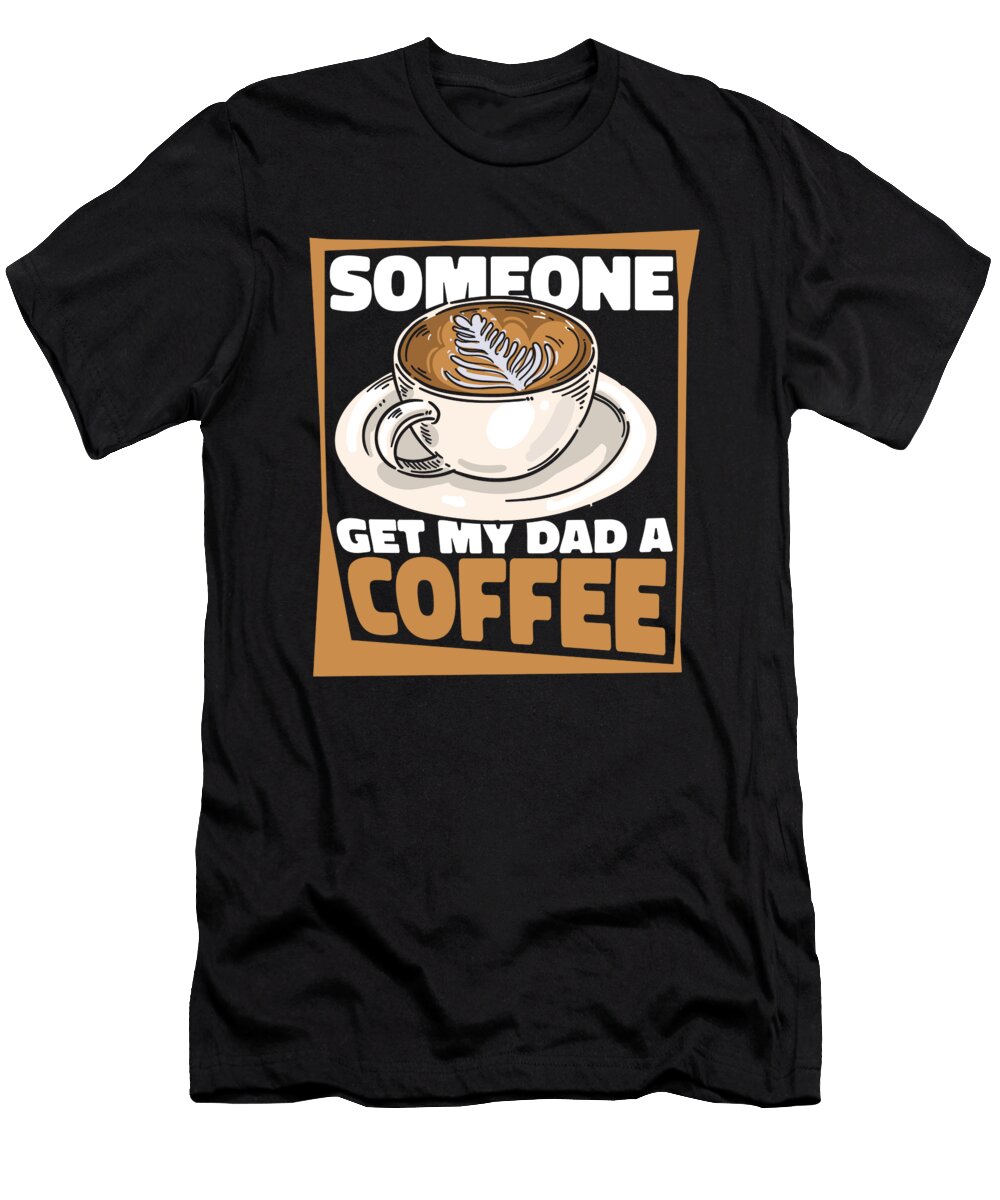 Coffee Father Barista Roasting Roaster Cafe Coffee Dad Crazy Squirrel T-Shirt