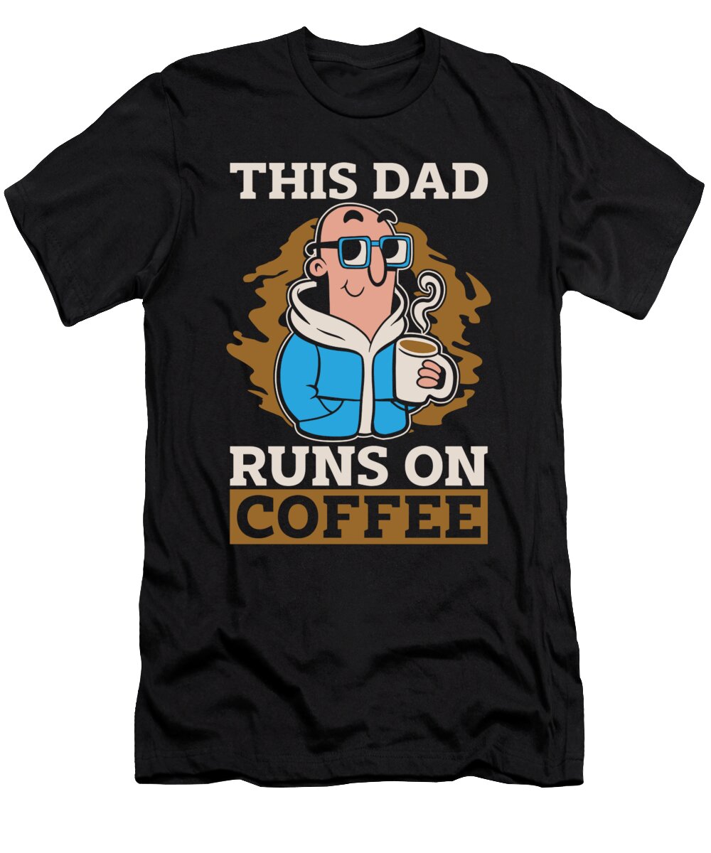 Coffee Father Roaster Barista Cafe Roasting Coffee Dad Crazy Squirrel T-Shirt