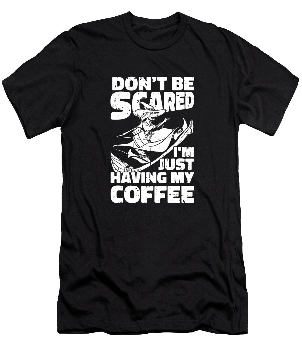Coffee Halloween Crazy Squirrel T-Shirt
