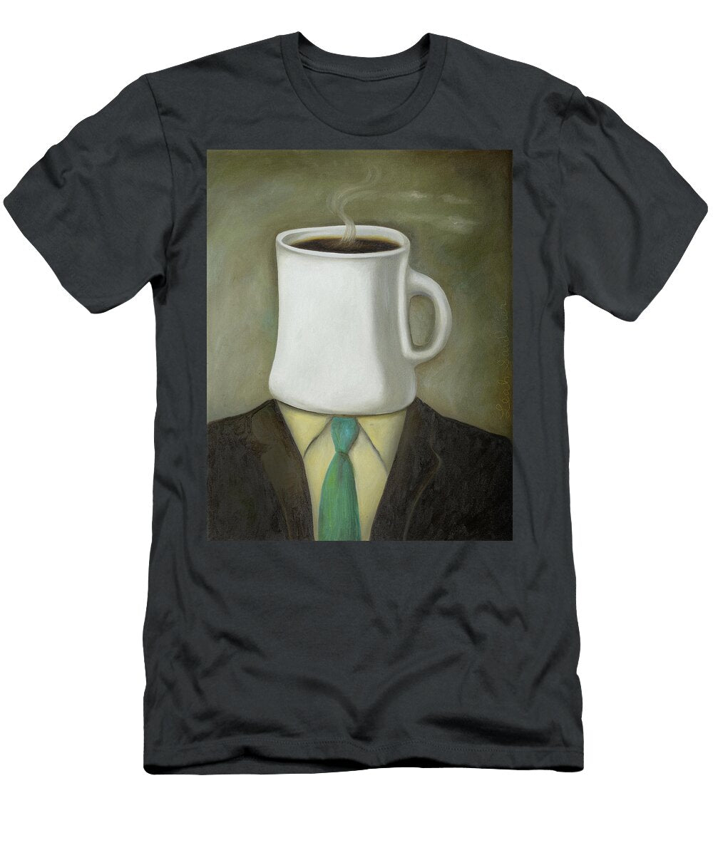 Coffee Head Leah Saulnier the Painting Maniac T-Shirt