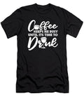 Coffee Keeps Me Busy Till Its Time to Drink Coffee Wine Crazy Squirrel T-Shirt