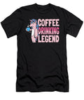 Coffee Legend Roaster Barista Cafe Roasting Coffee Unicorn Crazy Squirrel T-Shirt