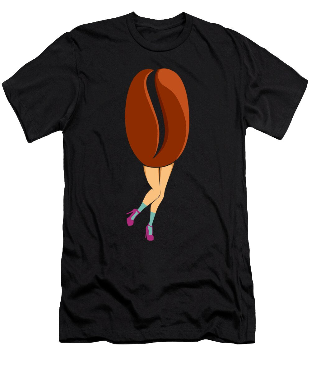 Coffee Legs Roasting Roaster Cafe Barista Coffee Crazy Squirrel T-Shirt