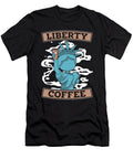 Coffee Liberty Roaster Roasting Cafe Coffee 4th of July Crazy Squirrel T-Shirt