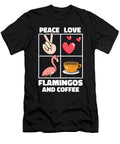 Coffee Love Roasting Cafe Barista Roaster Coffee Flamingo Crazy Squirrel T-Shirt