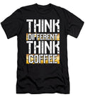 Coffee Lover Gift Think Different Think Coffee Kanig Designs T-Shirt