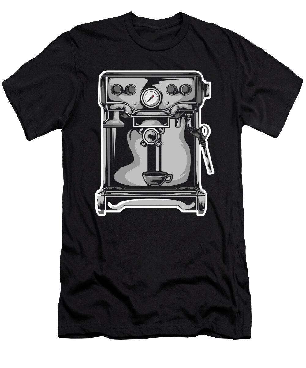 Coffee Machine Gift David Schuele Art T-Shirt