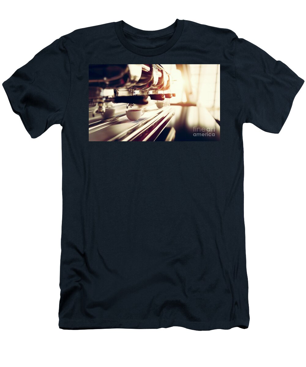Coffee Machine in Restaurant Michal Bednarek T-Shirt