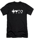 Coffee Mom Wine Repeat Cafe Barista Roasting Coffee Wine Crazy Squirrel T-Shirt