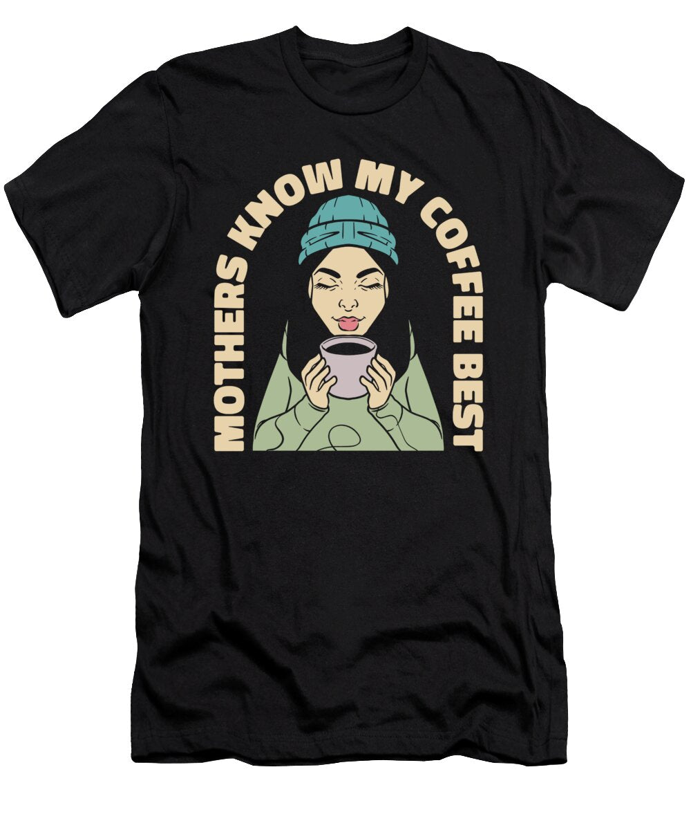 Coffee Mother Barista Roasting Roaster Cafe Coffee Mom Crazy Squirrel T-Shirt