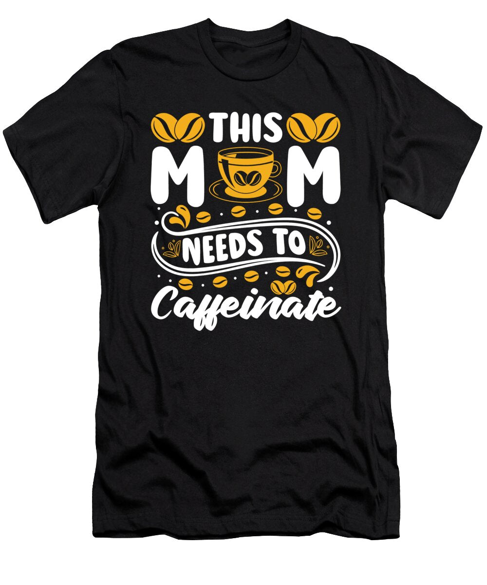 Coffee Mother Cafe Roaster Barista Roasting Coffee Mom Crazy Squirrel T-Shirt