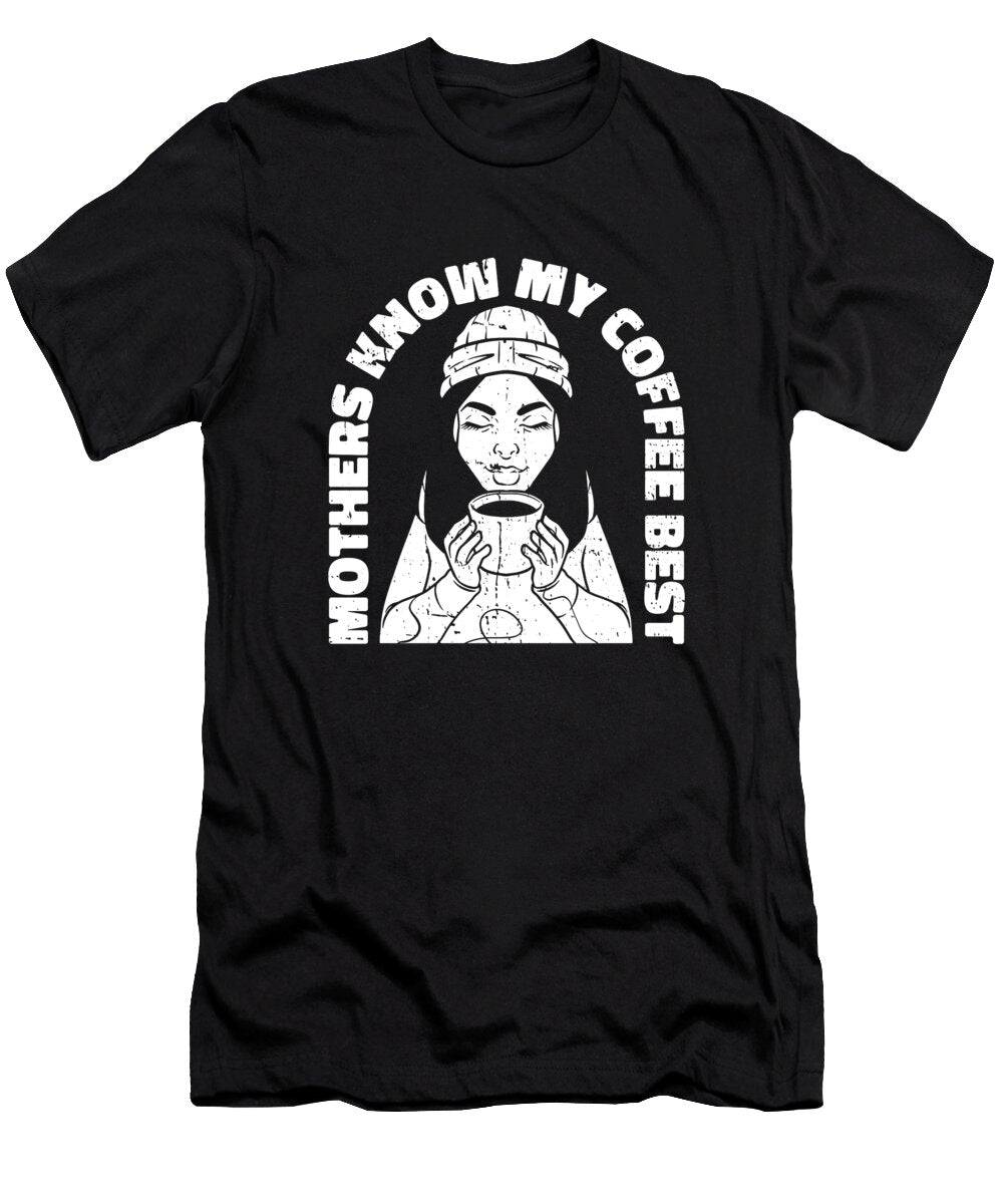 Coffee Mothers Barista Roaster Cafe Roasting Coffee Mom Crazy Squirrel T-Shirt