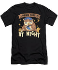 Coffee Night Roasting Cafe Roaster Barista Coffee Owl Crazy Squirrel T-Shirt