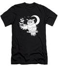 Coffee Owl Barista Cafe Roasting Roaster Coffee Crazy Squirrel T-Shirt