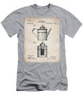 Coffee Patent Coffee Shop Art Antique Vintage Patent Press T-Shirt