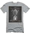Coffee Patent Coffee Shop Art Chalkboard Patent Press T-Shirt