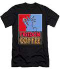 Coffee Poster Cafe Barista Roaster Coffee 4th of July Crazy Squirrel T-Shirt