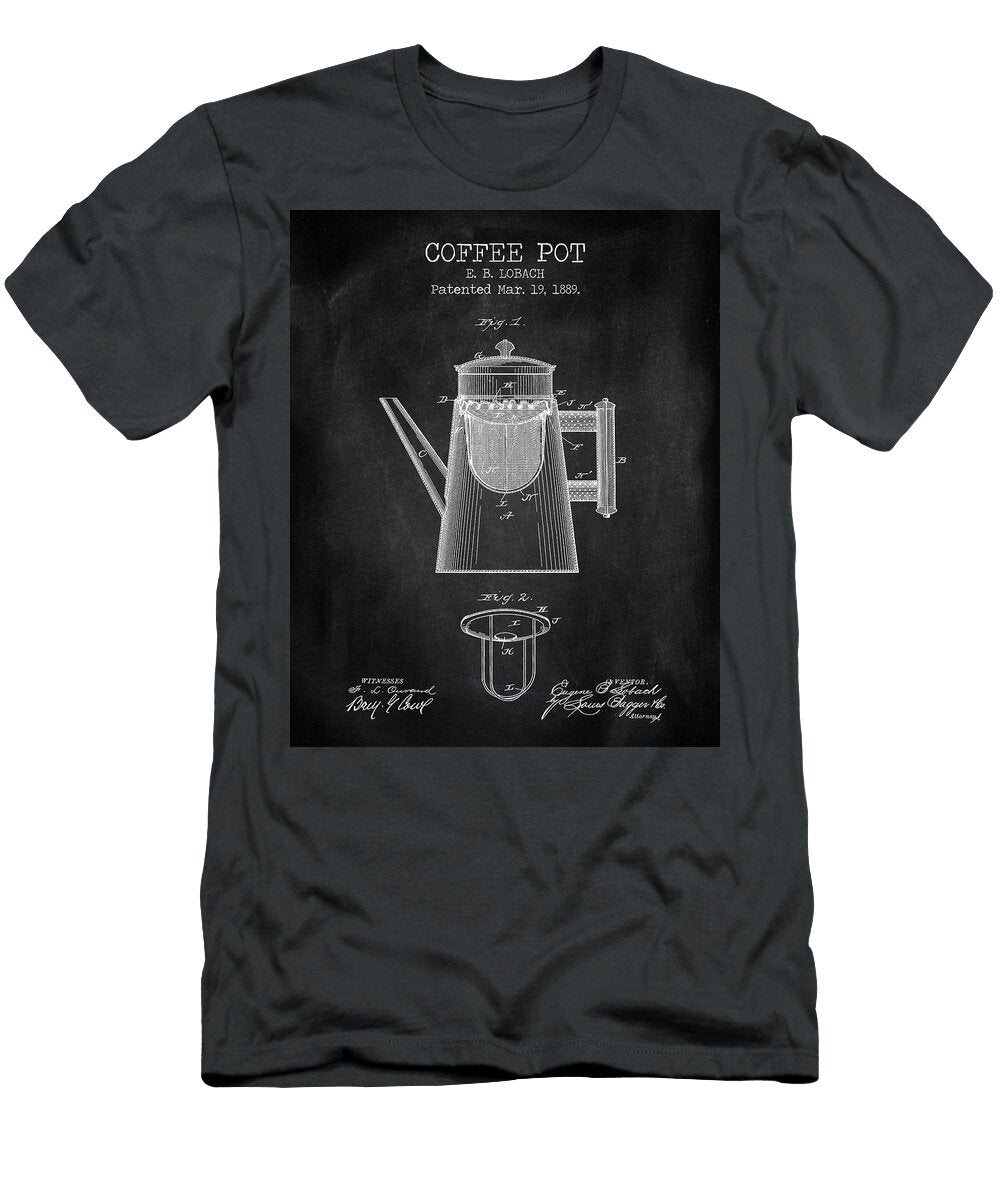 Coffee Pot Chalkboard Poster Denny H T-Shirt