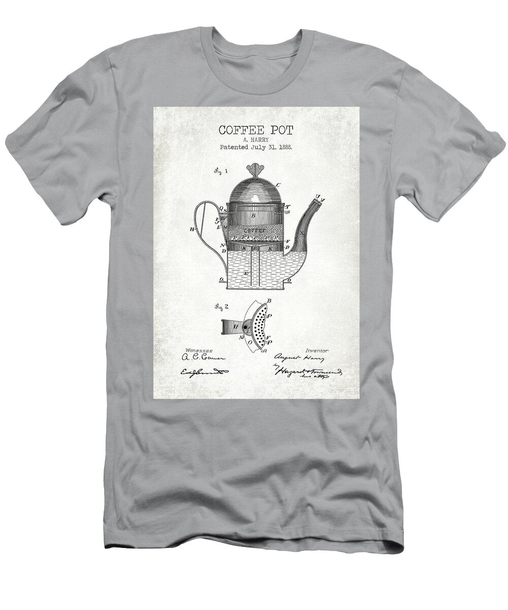 Coffee Pot Old Poster Denny H T-Shirt