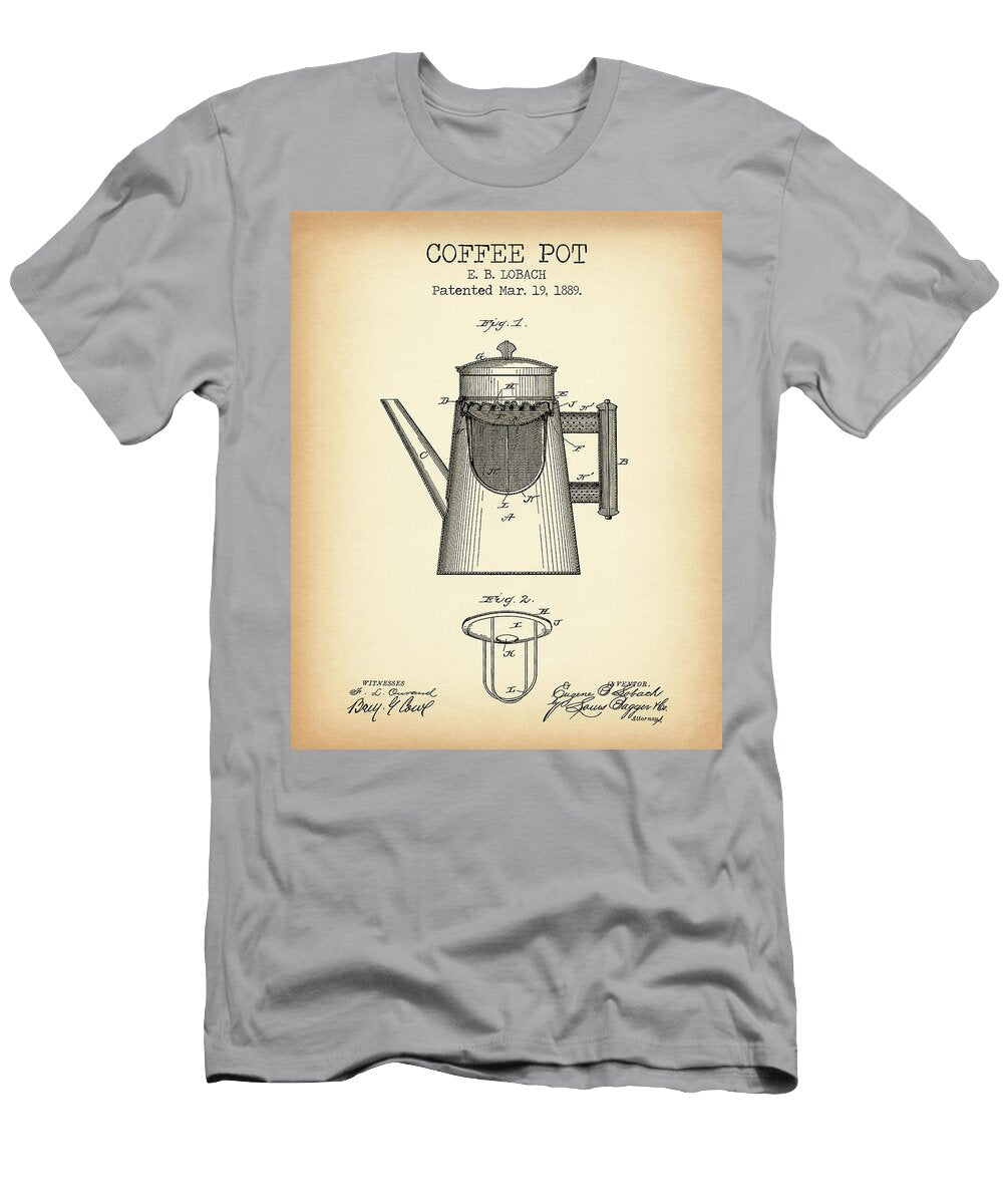 Coffee Pot Vintage Poster Denny H T-Shirt