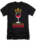 Coffee Queen Roasting Roaster Barista Cafe Coffee Wine Crazy Squirrel T-Shirt