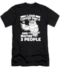 Coffee Roaster Cafe Barista Roasting Coffee Owl Crazy Squirrel T-Shirt