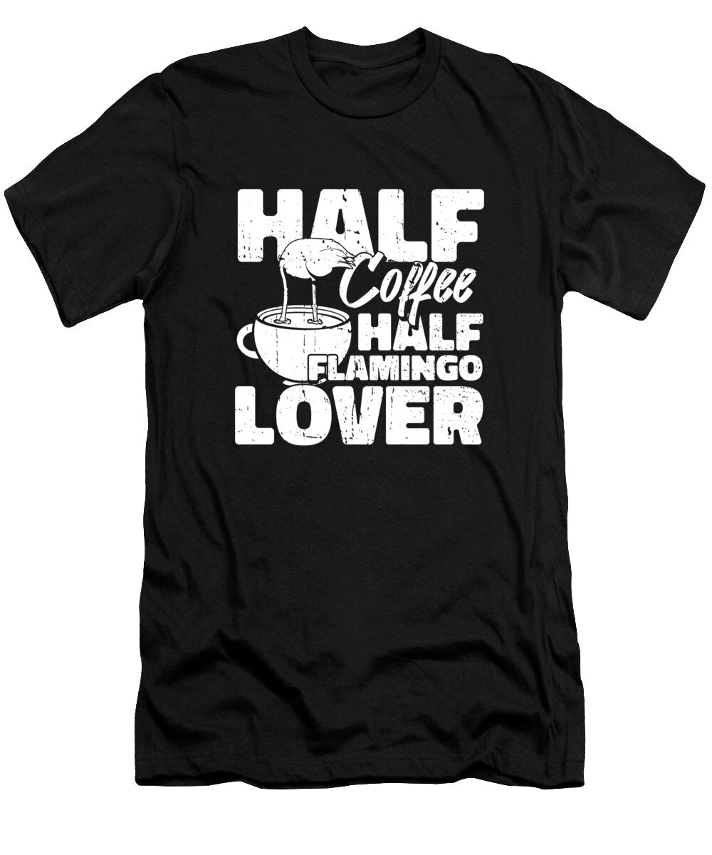 Coffee Roaster Cafe Roasting Barista Coffee Flamingo Crazy Squirrel T-Shirt