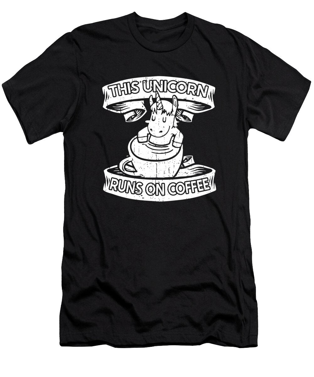 Coffee Roaster Roasting Barista Cafe Coffee Unicorn Crazy Squirrel T-Shirt