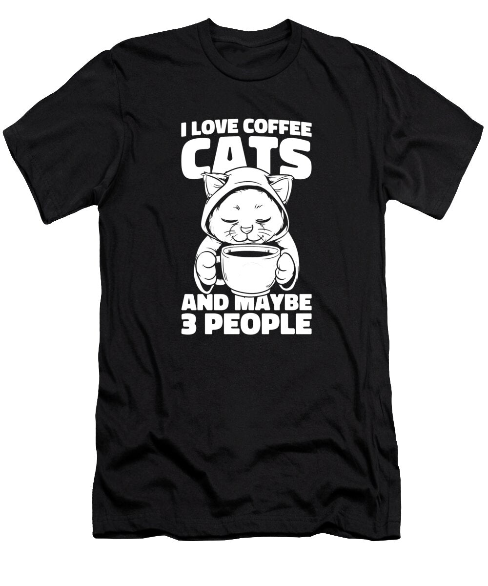 Coffee Roasting Barista Cafe Roaster Coffee Cat Crazy Squirrel T-Shirt