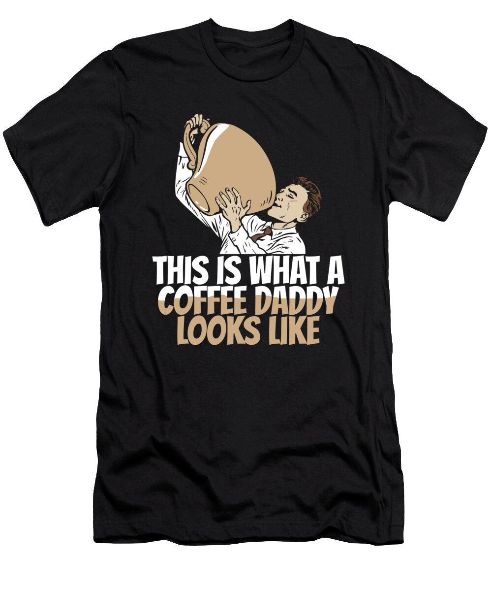 Coffee Roasting Barista Cafe Roaster Coffee Dad Crazy Squirrel T-Shirt