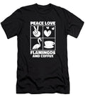Coffee Roasting Barista Cafe Roaster Coffee Flamingo Crazy Squirrel T-Shirt