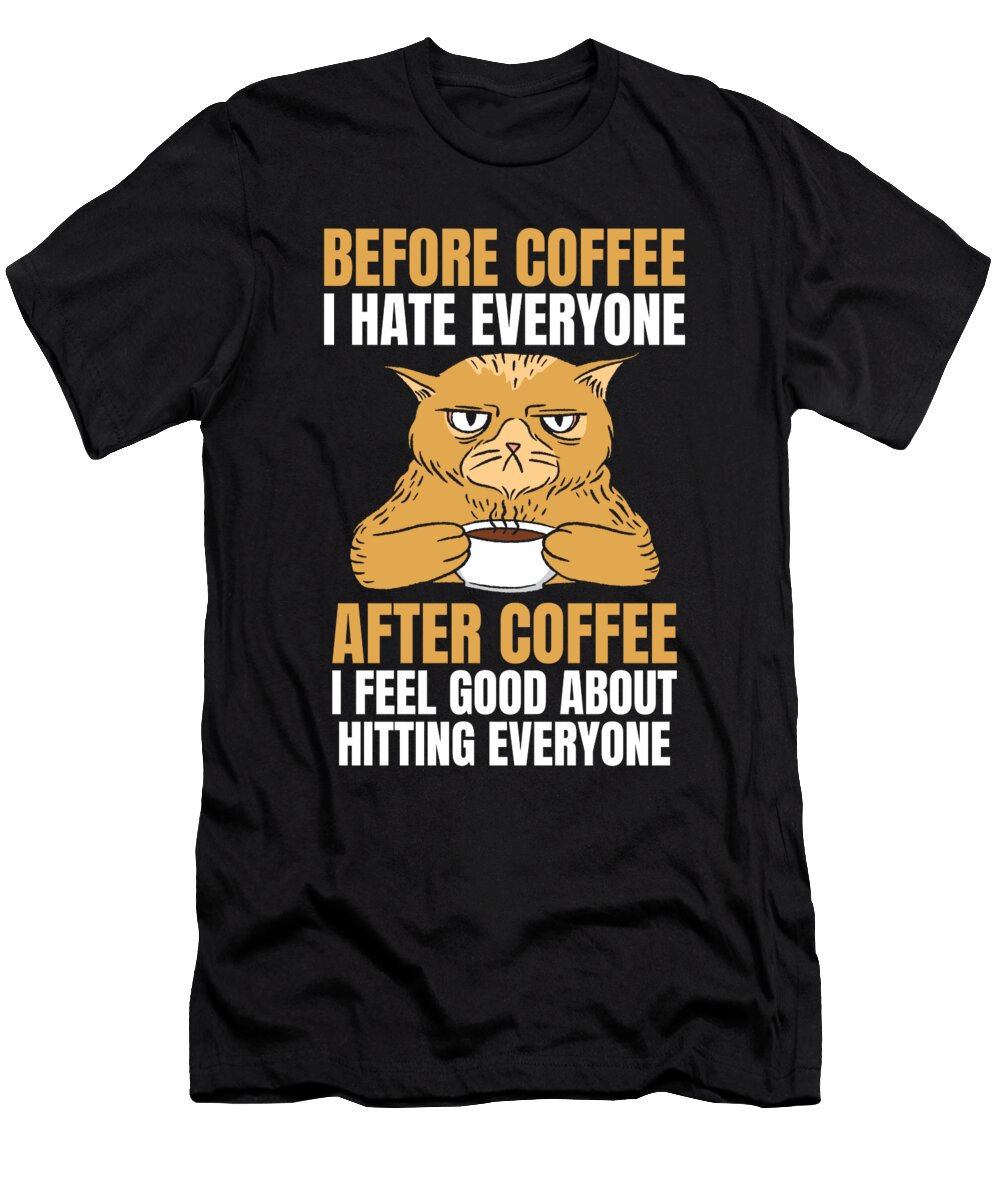 Coffee Roasting Barista Roaster Cafe Coffee Cat Crazy Squirrel T-Shirt