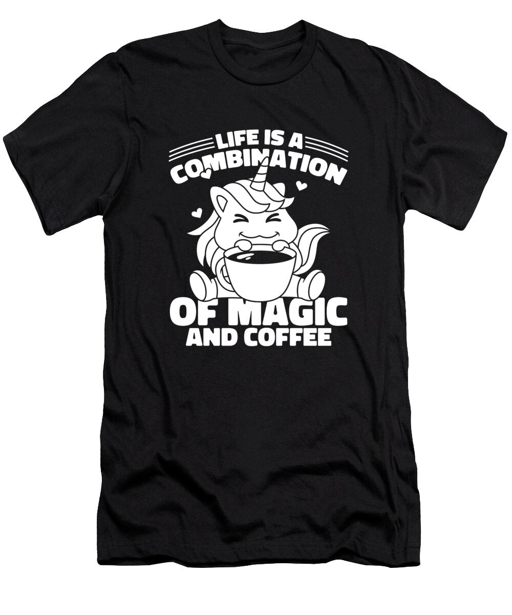Coffee Roasting Barista Roaster Cafe Coffee Unicorn Crazy Squirrel T-Shirt