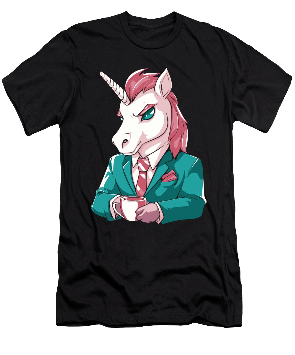 Coffee Roasting Roaster Barista Cafe Coffee Unicorn Crazy Squirrel T-Shirt