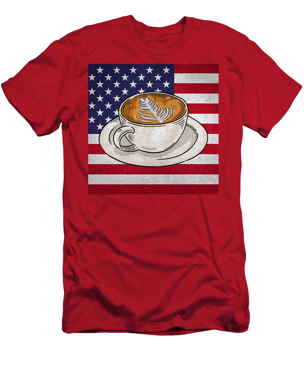 Coffee Roasting Roaster Cafe Barista Coffee Crazy Squirrel T-Shirt