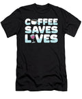 Coffee Saves Lives Roasting Barista Cafe Coffee Wine Crazy Squirrel T-Shirt