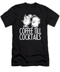 Coffee Till Cocktails Barista Roaster Cafe Coffee Wine Crazy Squirrel T-Shirt