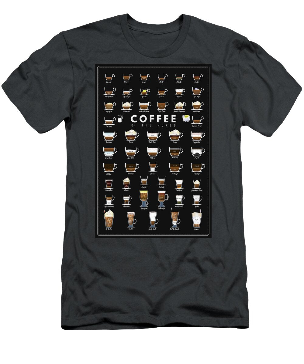 Coffee Types Denny H T-Shirt