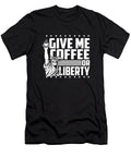 Coffee USA Cafe Roasting Barista Roaster Coffee 4th of July Crazy Squirrel T-Shirt
