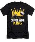 Coffee Wine King Cafe Roaster Barista Roasting Coffee Wine Crazy Squirrel T-Shirt