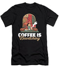 Coffee Witch Barista Cafe Roaster Roasting Coffee Halloween Crazy Squirrel T-Shirt
