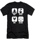 Coffee Yoga Barista Roaster Roasting Cafe Coffee Wine Crazy Squirrel T-Shirt