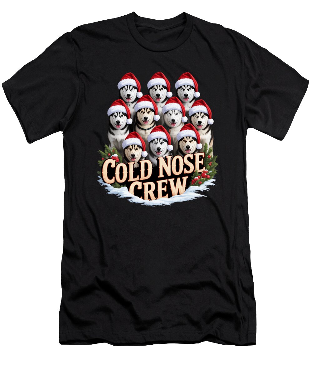 Cold Nose Crew Husky Pack Christmas Zyneu Gangd T-Shirt